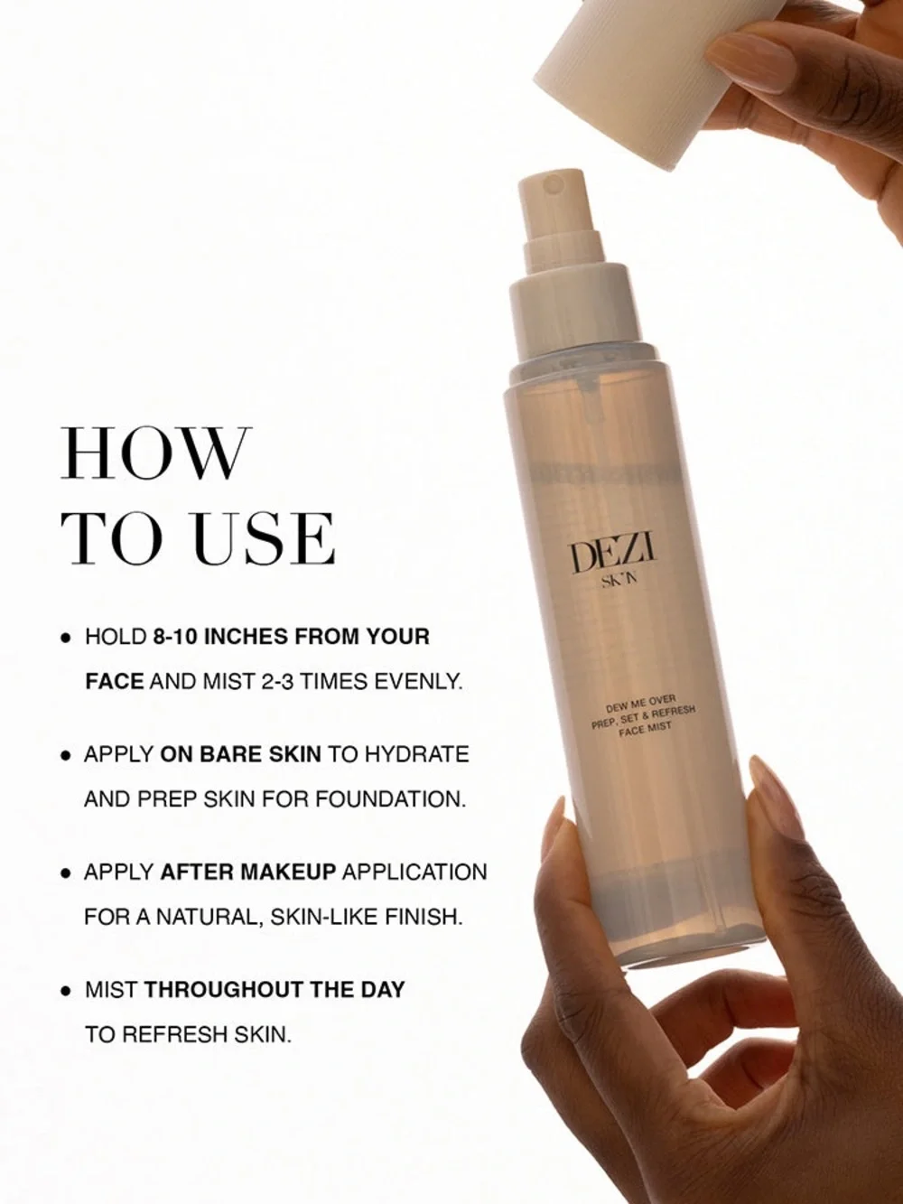 🪷 Dew Me Over Prep, Set & Refresh Face Mist FULL SIZE 120mL